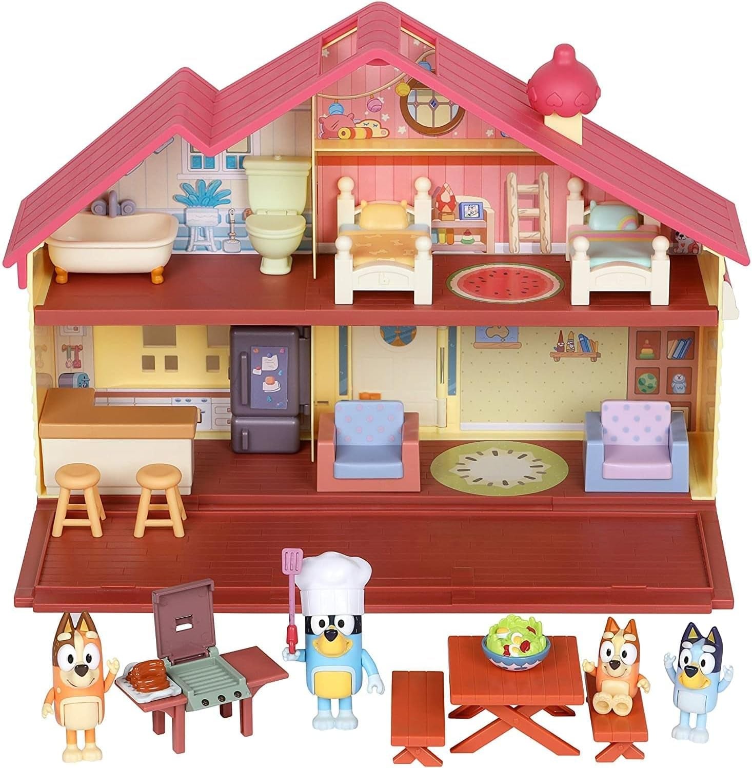 Celebration Home Playset – Birthday Party House with 11 Removable Furniture & Accessories, Includes Exclusive Birthday Figure, Imaginative Play Toy for Kids, Ages 3+